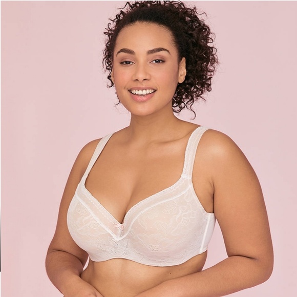 Cacique Other - Modern Lace Balconette Bra 38G Cacique Other - Modern Lace Balconette Bra 38G